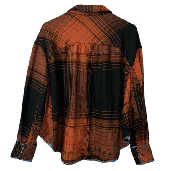 Urban Outfitters BDG Plaid Flowy Button Down Shirt(Size Small) - Picture 4 of 10